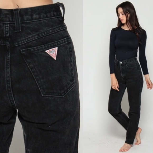 guess black jeans